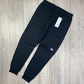 CP Company Raised Fleece Sweatpants - Black