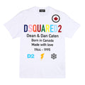 Kids DSQUARED2 White Flock Logo T-Shirt