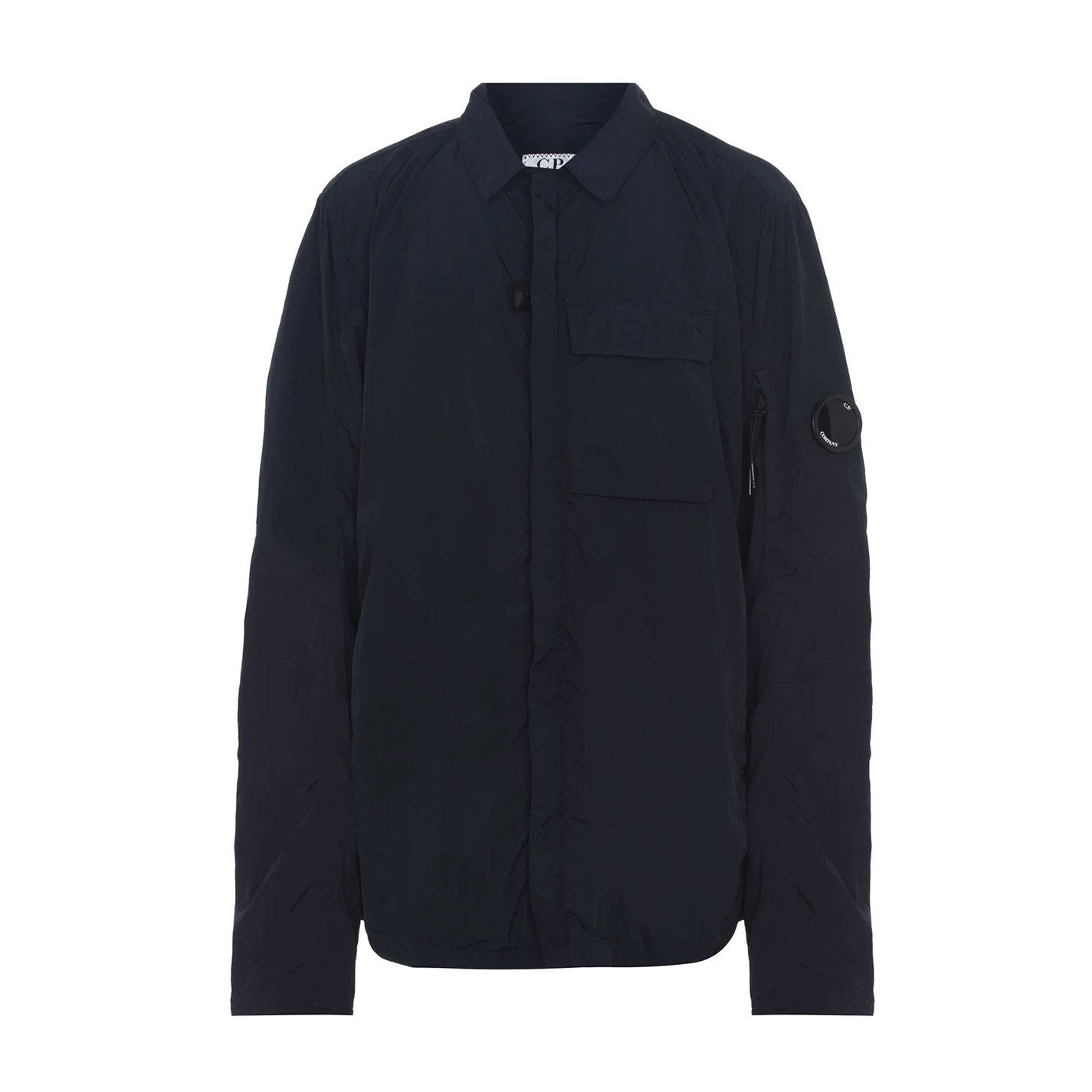 Kids CP Company Navy Chrome Overshirt