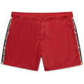 Moncler Red Tape Logo Swimshorts