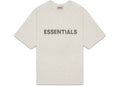 ESSENTIALS FOG 3D SILICON TEE OATMEAL