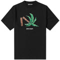 Palm Angels Black Broken Palm T-Shirt
