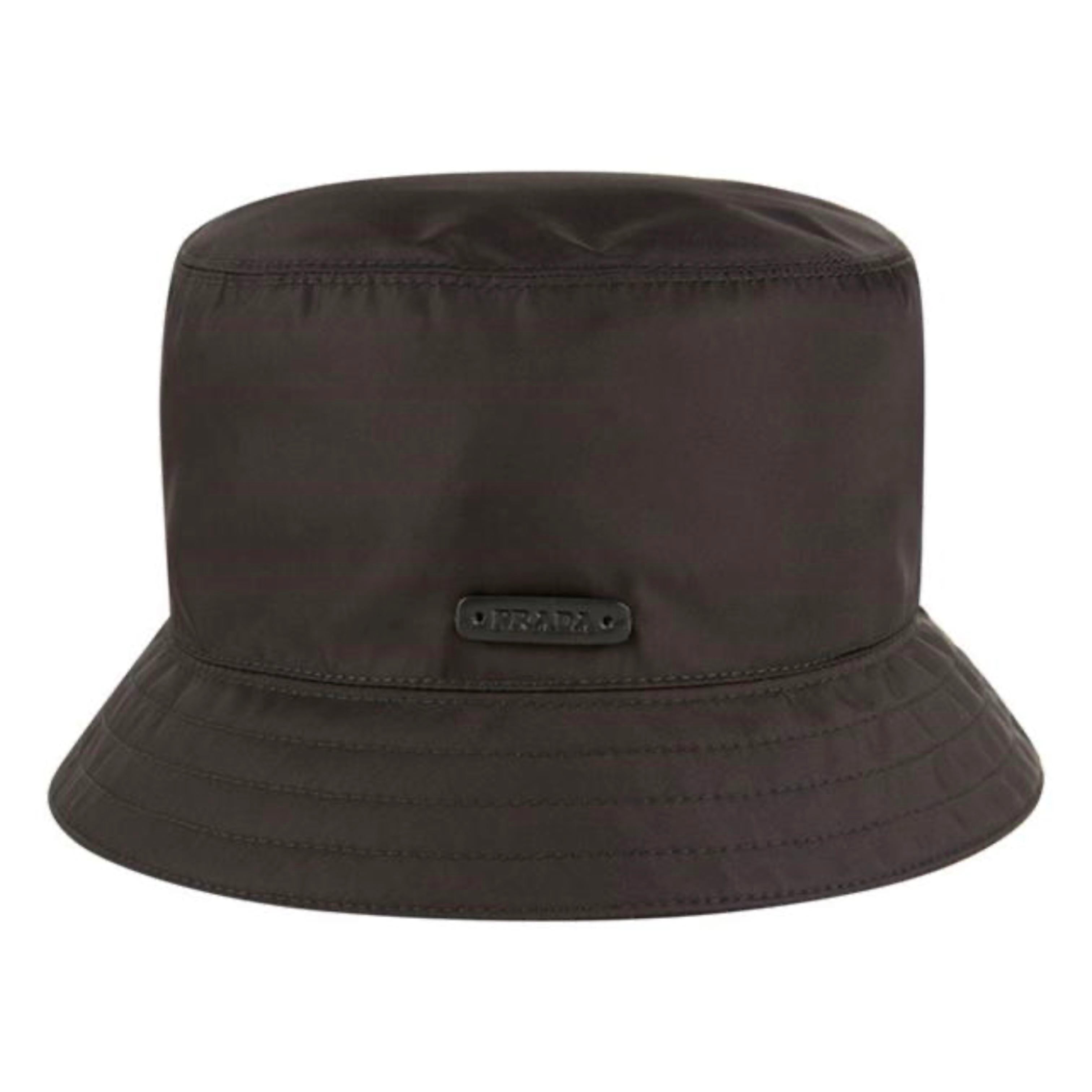 Prada Black Nylon Bucket Hat