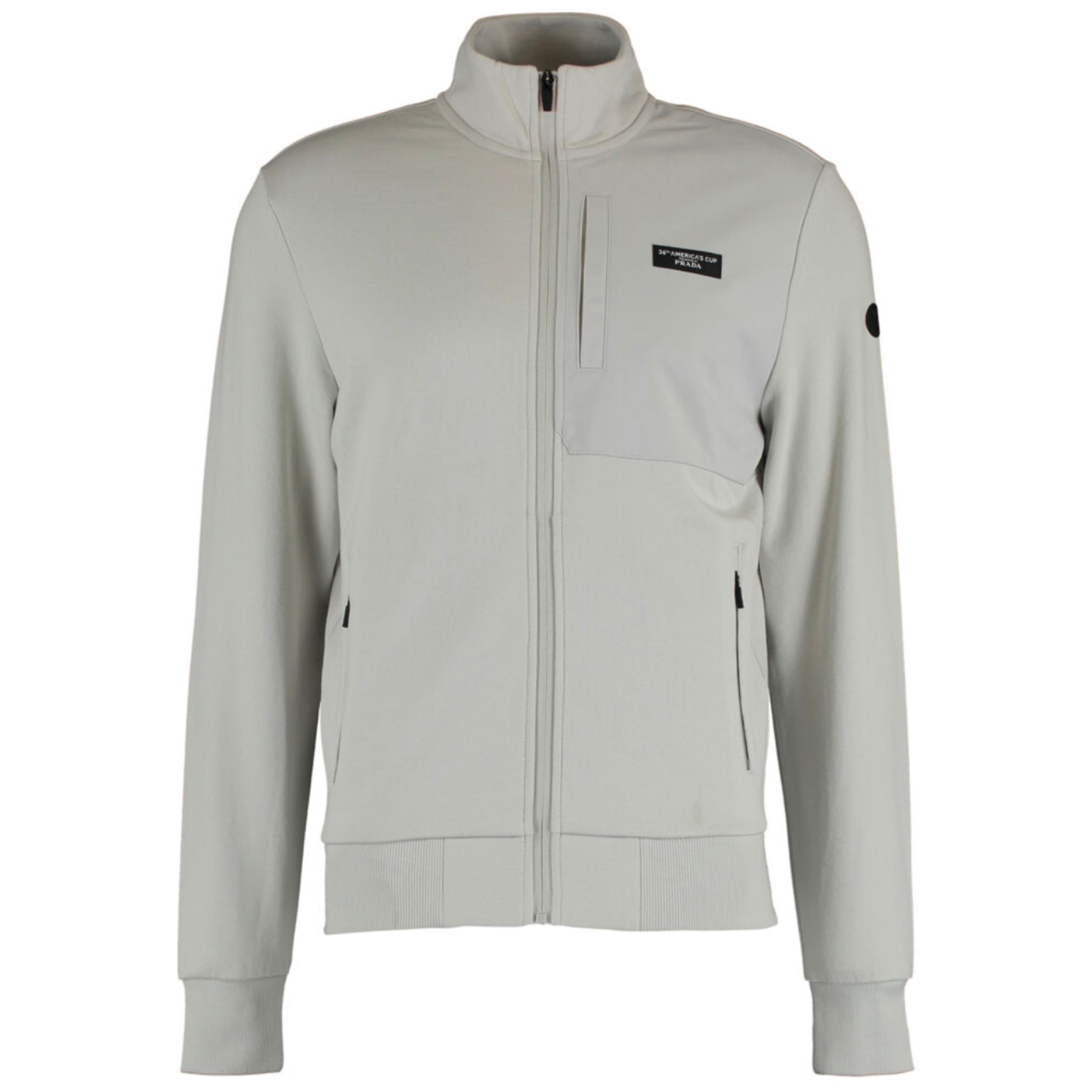 Prada x North Sails Grey Full Zip Sweatshirt