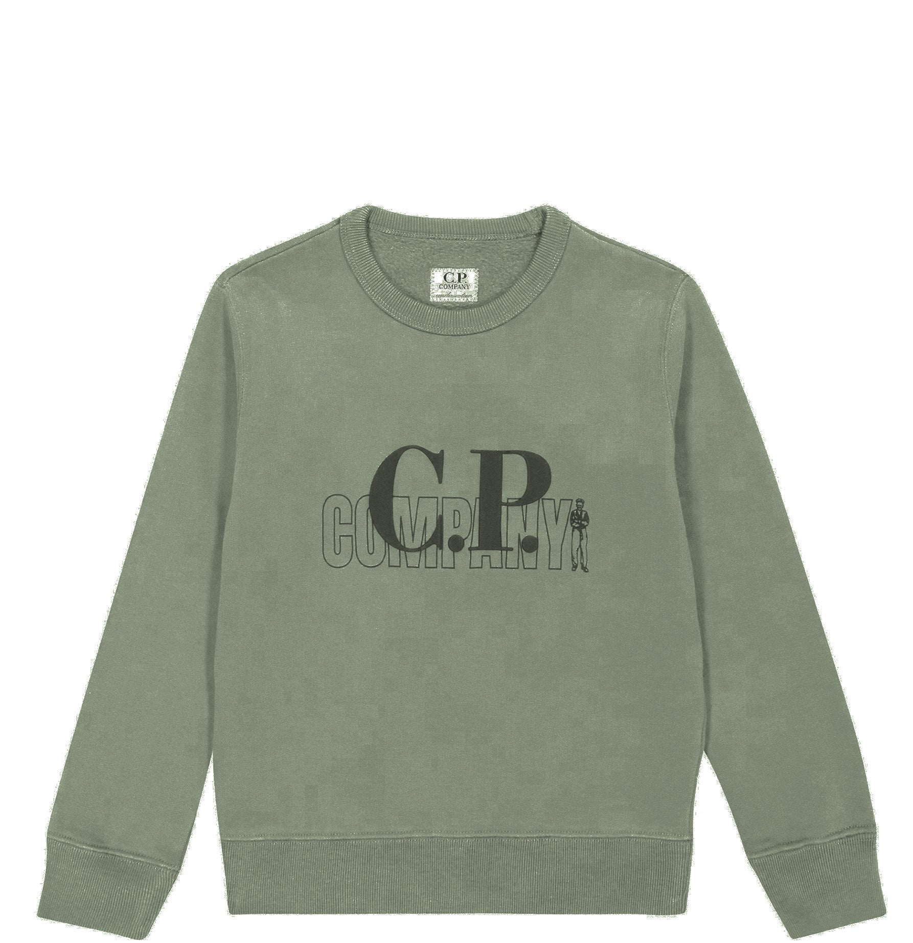 Kids CP Company Khaki Sweatshirt