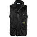 Stone Island Black Nylon Raso Gilet