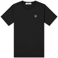 Stone Island Black Patch Logo T-Shirt