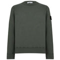 Stone Island Khaki Garment Dyed Sweatshirt