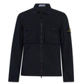 Stone Island Navy Double Pocket Zip Overshirt