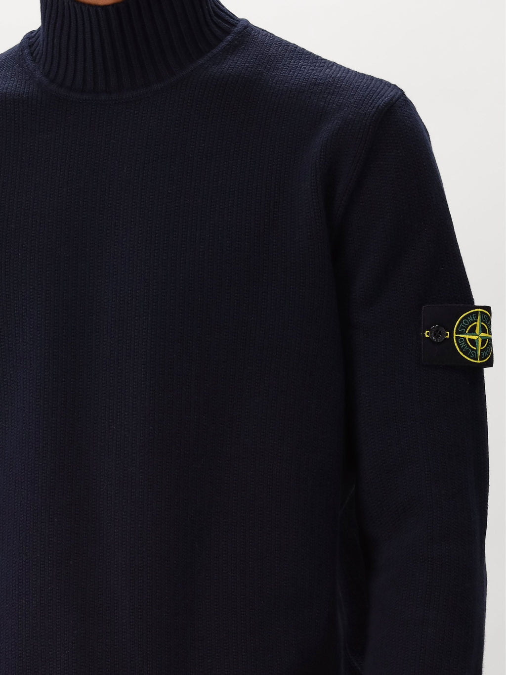 Stone Island Gebreide Trui Blauw