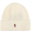 Moncler Grenoble Wool Logo Beanie